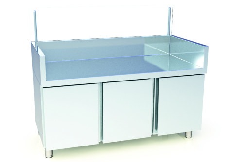 Edelstahl-Arbeitsschrank – Kaffee-Schubladen von ArtSteel