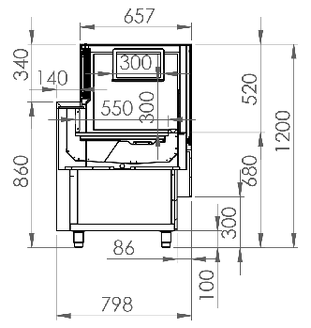 ArtSteel Quadrata 80/120 – technische Maßzeichnung – Seite 110