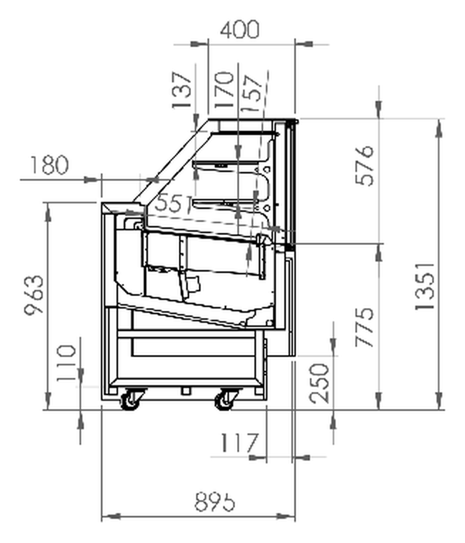 ArtSteel Quadrata 135/90 – technische Maßzeichnung – Seite 169