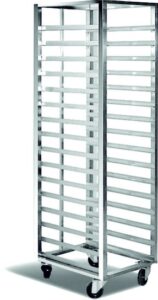 Edelstahl-Transportwagen – Blechwagen für 40 × 60 cm von ArtSteel