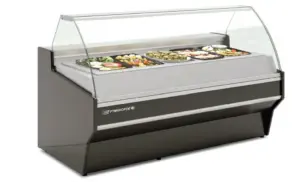 Bain-Marie-Warmtheke mit GN-1/1-Becken – 1.025 bis 2.465 mm