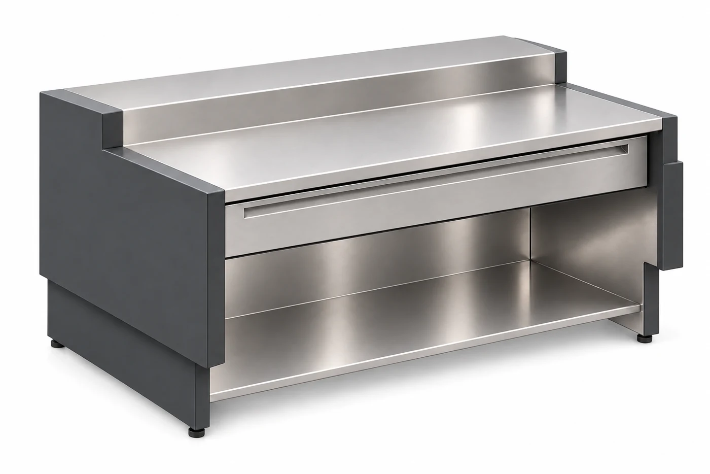 Arbeits-/Kassenelement – offene Front – 1.200 × 940 × 910 mm