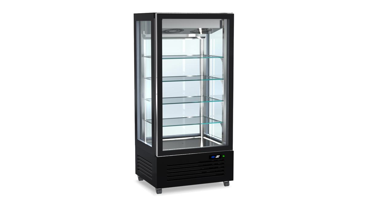 Panorama-Kühlvitrine – Höhe 190 cm von ArtSteel