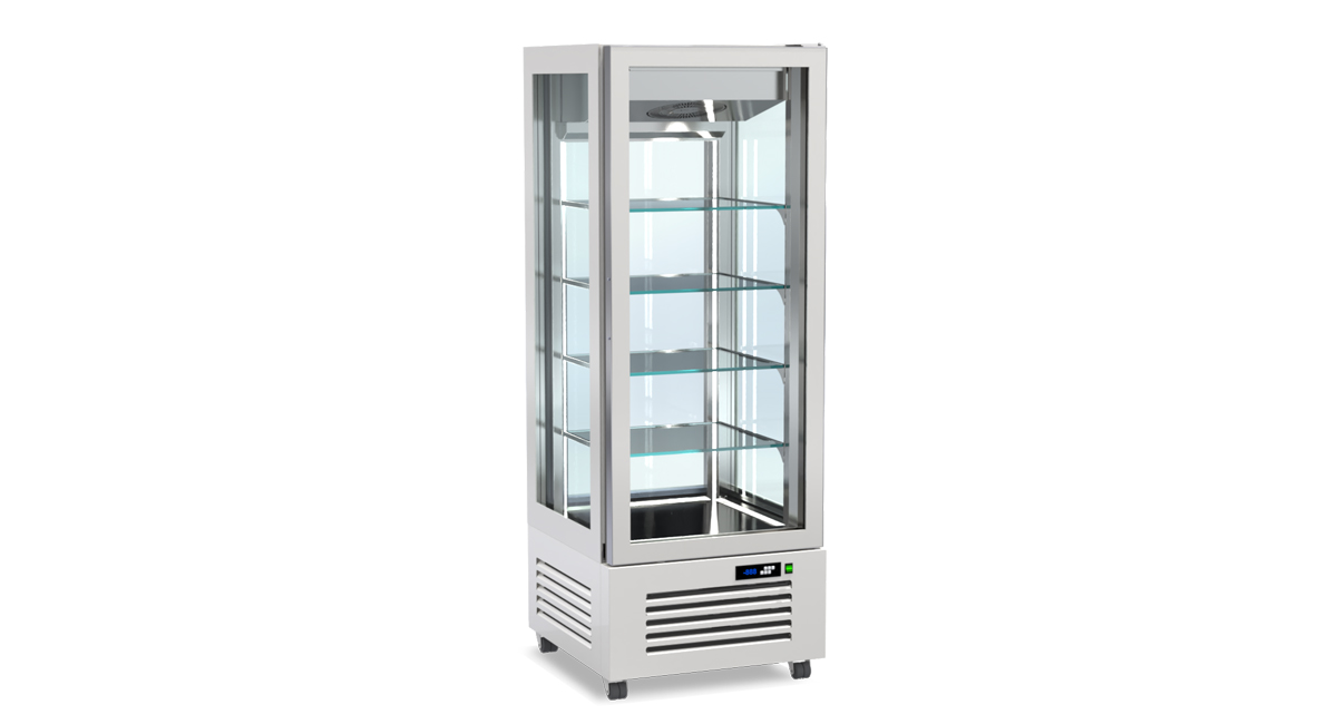 Panorama-Kühlvitrine – Höhe 190 cm von ArtSteel