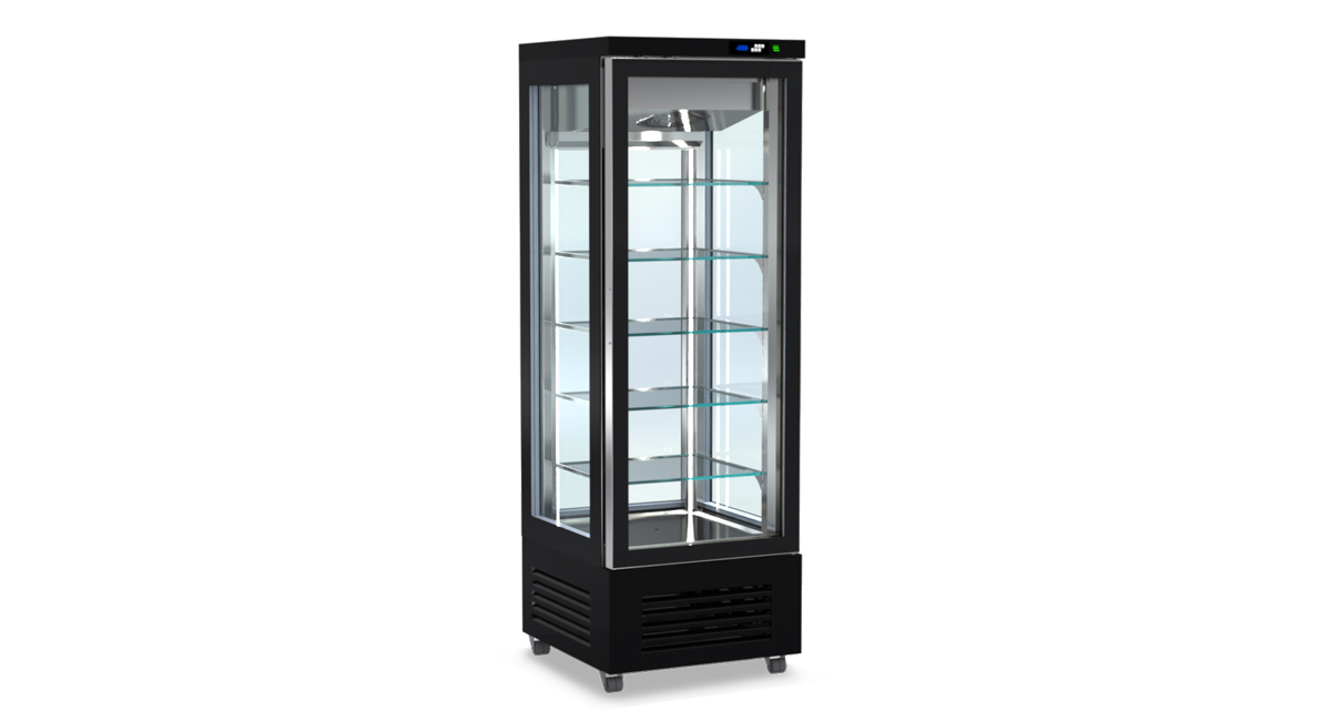 Panorama-Kühlvitrine – Höhe 210 cm von ArtSteel