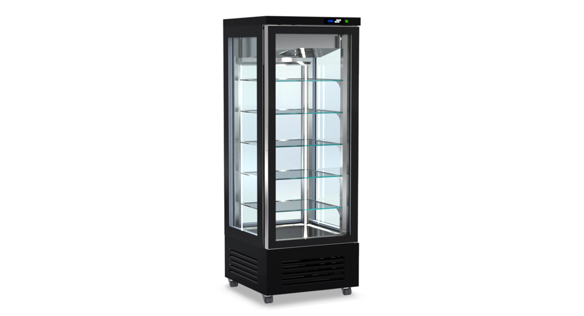 Panorama-Kühlvitrine – Höhe 210 cm von ArtSteel
