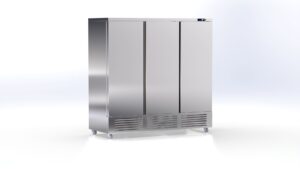Edelstahl-Gewerbekühlschrank – Inox – Gastroline GN 2/1, 3-türig von ArtSteel