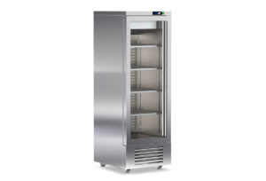 Edelstahl-Gewerbekühlschrank – Inox – Glastür mit Plenum von ArtSteel