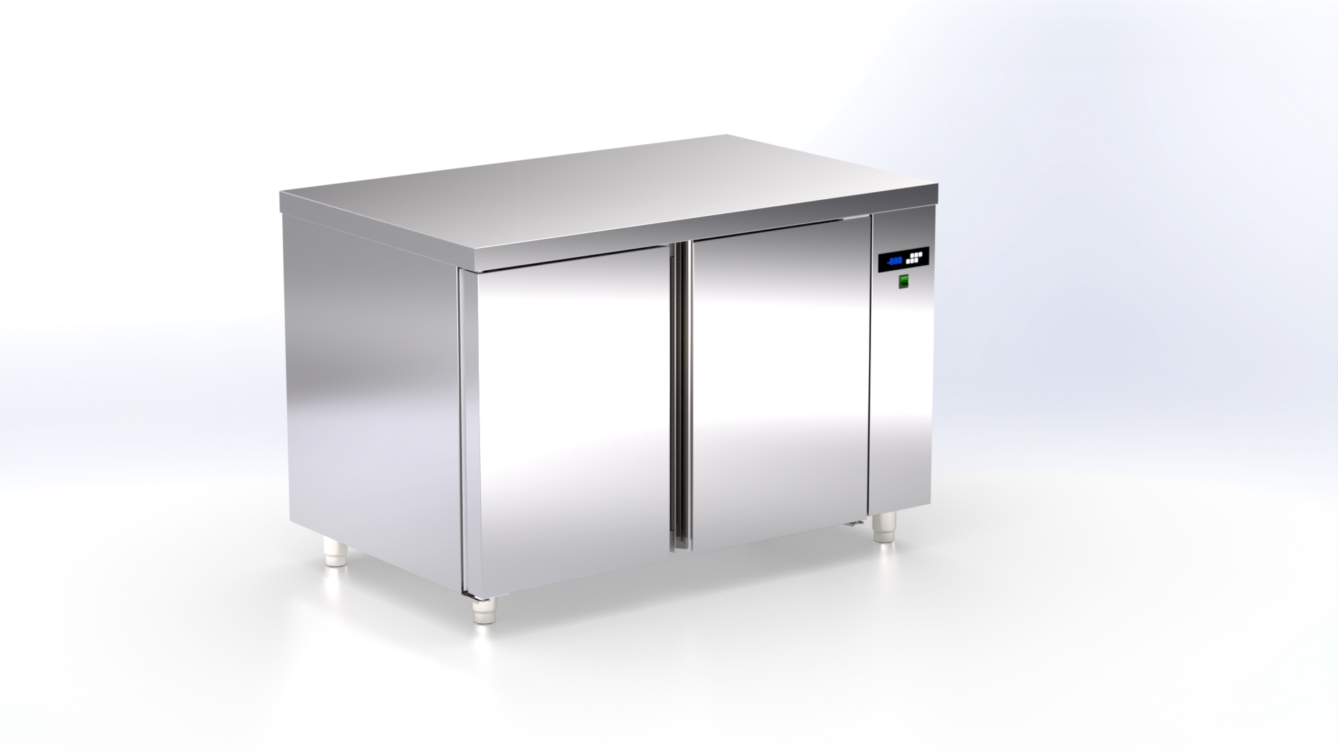 Edelstahl-Kühltisch – Bakerline 80 – Standardausführung von ArtSteel
