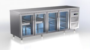 Saladette – Saladette Line 70 – Saladette mit Glastüren von ArtSteel