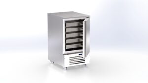 Fischkühlschrank – Fish Line – statische Kühlung mit Schubladen von ArtSteel