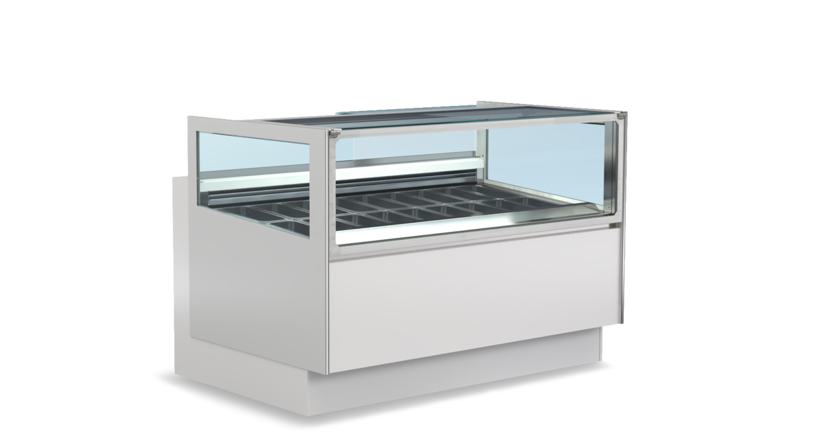 Speiseeisvitrine – Quadrata 125 von ArtSteel
