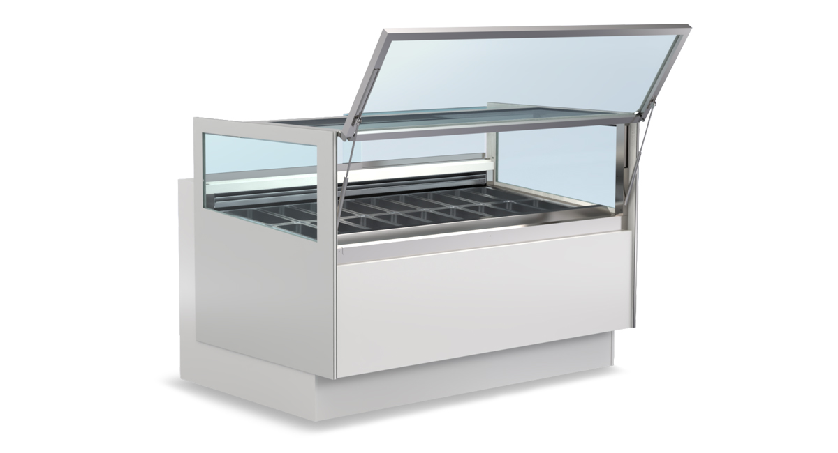 Speiseeisvitrine – Quadrata 125 von ArtSteel