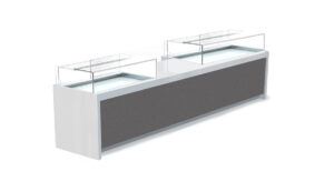 Neutrale Präsentationstheke – Serie 85 von ArtSteel