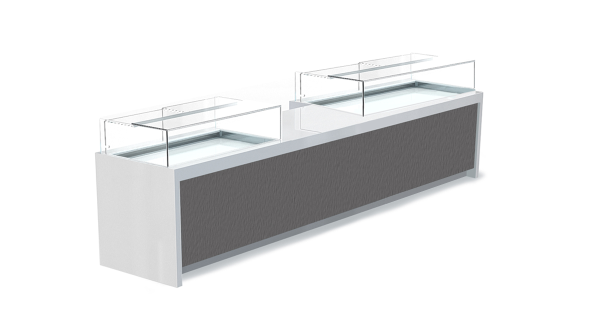 Neutrale Präsentationstheke – Serie 85 von ArtSteel