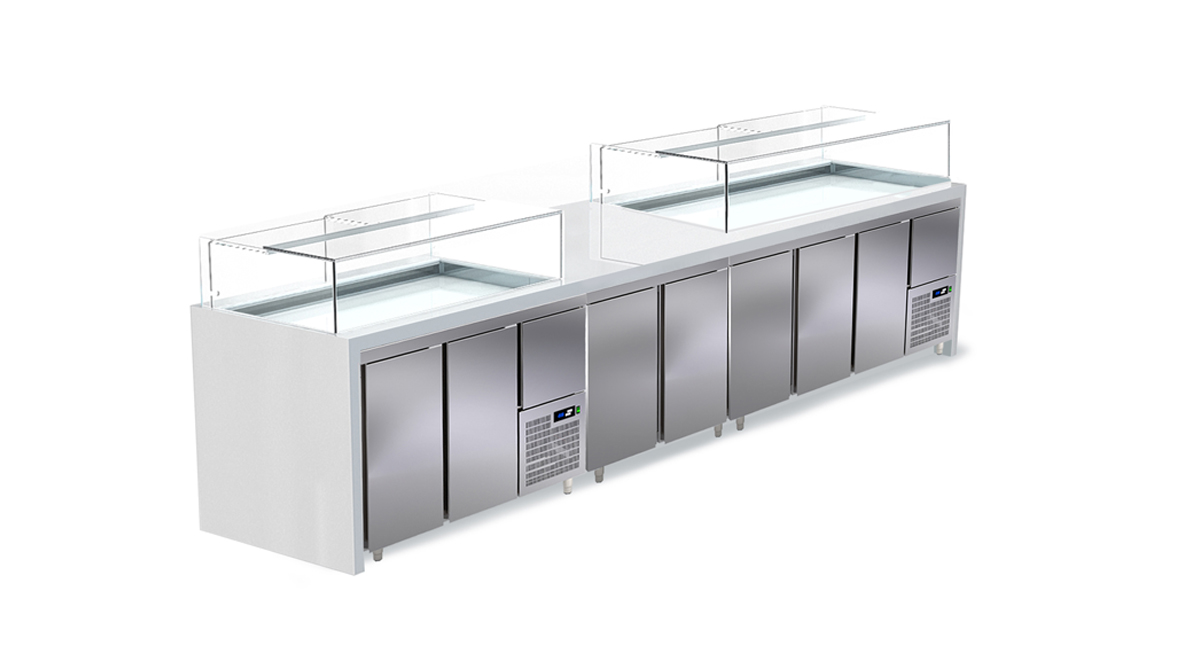 Neutrale Präsentationstheke – Serie 85 von ArtSteel