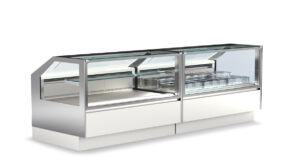 Speiseeisvitrine – Total View – 125 cm Höhe von ArtSteel