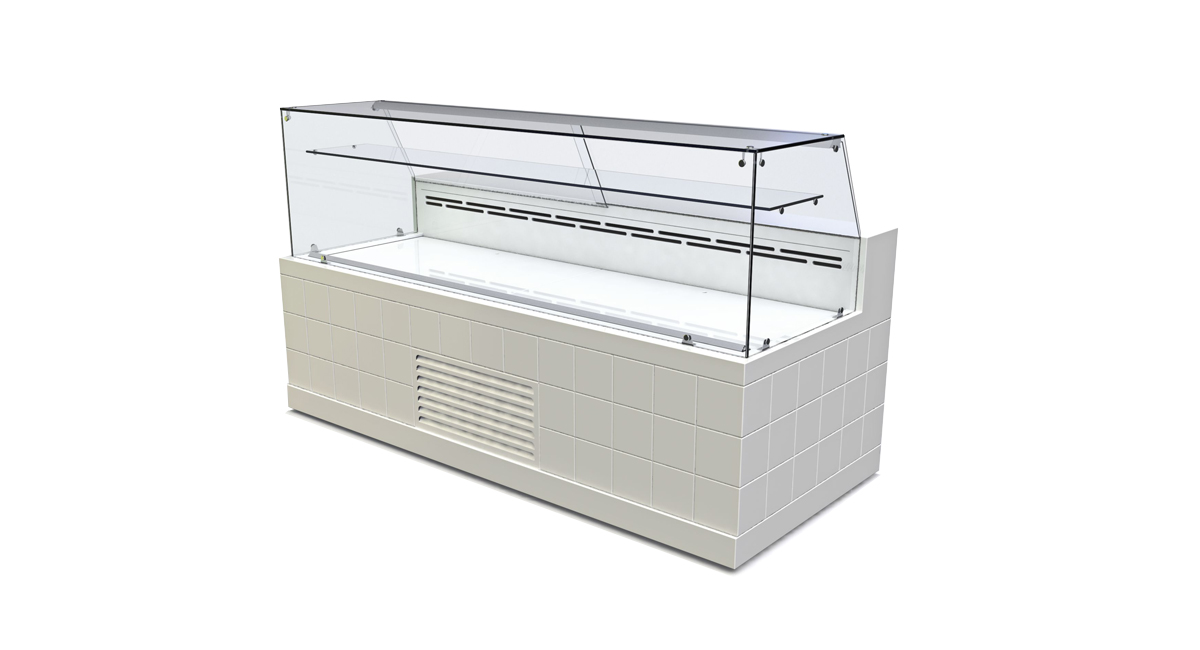 Fleisch- und Feinkosttheke – Deli Market – 150 bis 250 cm von ArtSteel