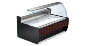Fleisch- und Feinkosttheke – Transparent Rondo KC – 150 bis 250 cm von ArtSteel