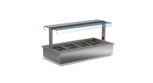 Drop-In-Buffetmodul – Drop-In Bain-Marie, Einbau von ArtSteel