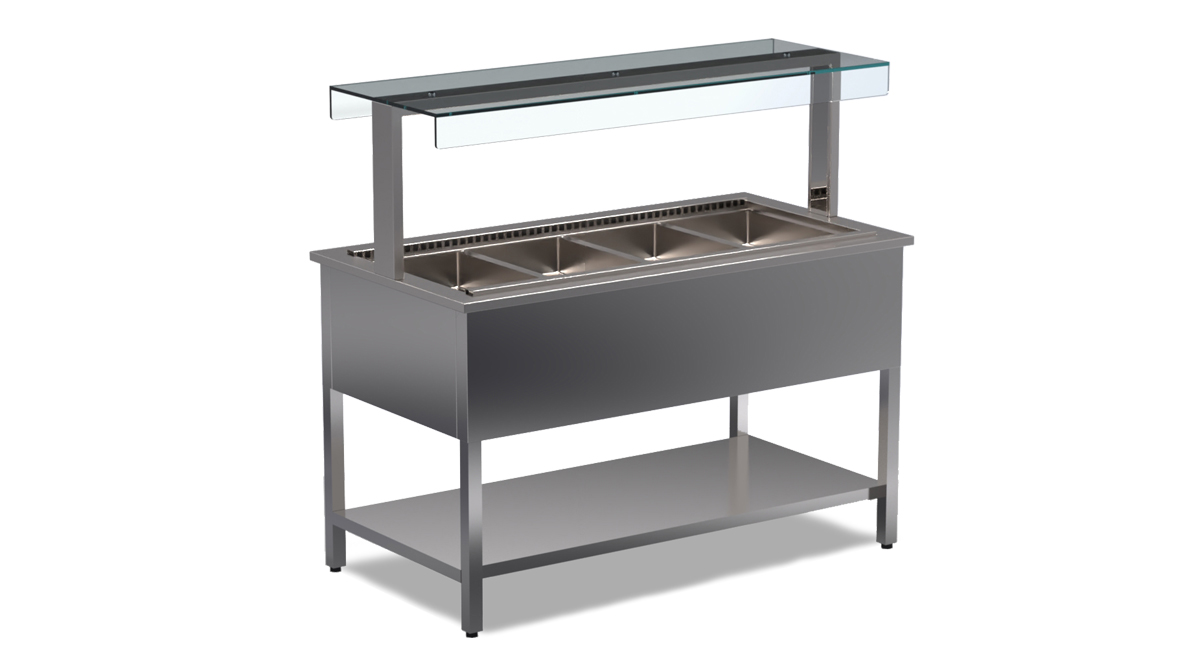 Drop-In-Buffetmodul – beheizt, Umluft, freistehend von ArtSteel