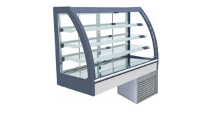 Drop-In-Buffetmodul – gekühlt mit gebogener Doppelverglasung von ArtSteel