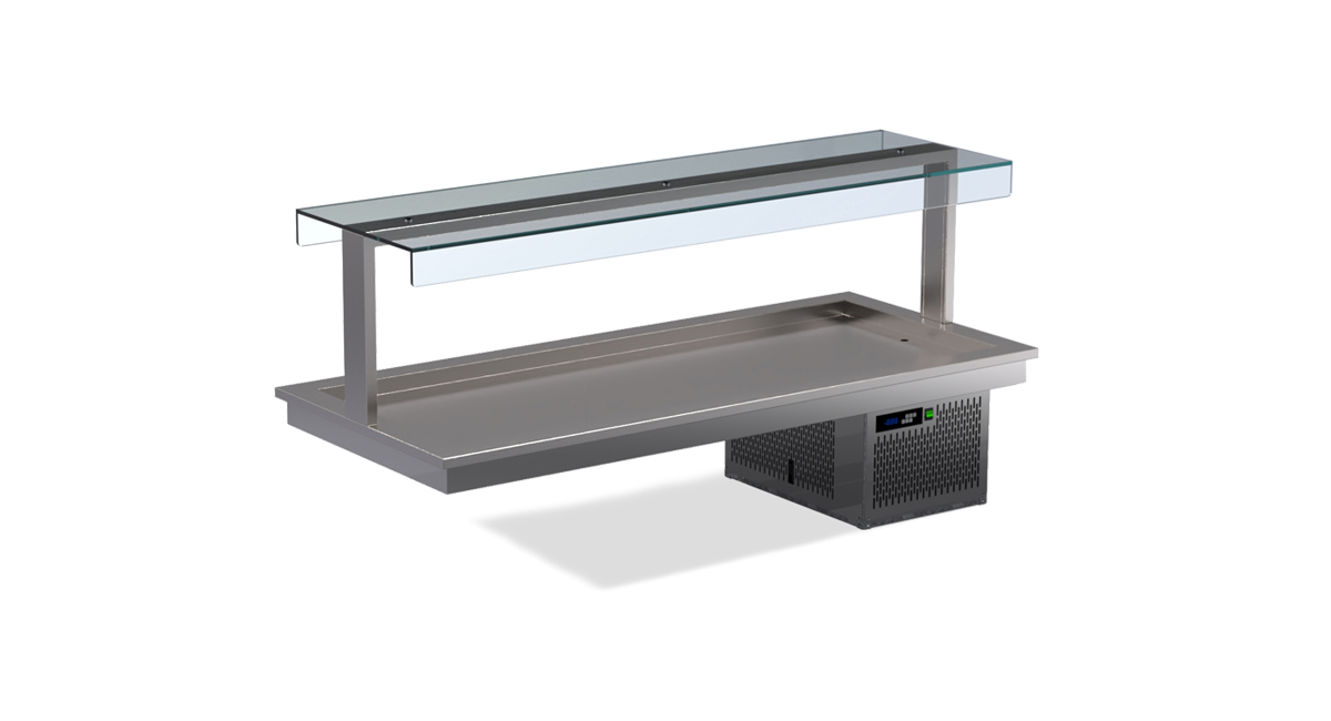Drop-In-Buffetmodul – gekühlt, statisch, Einbau von ArtSteel