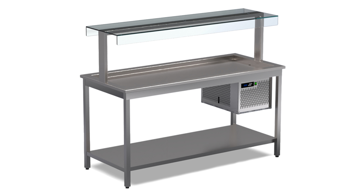 Drop-In-Buffetmodul – gekühlt, statisch, Einbau von ArtSteel