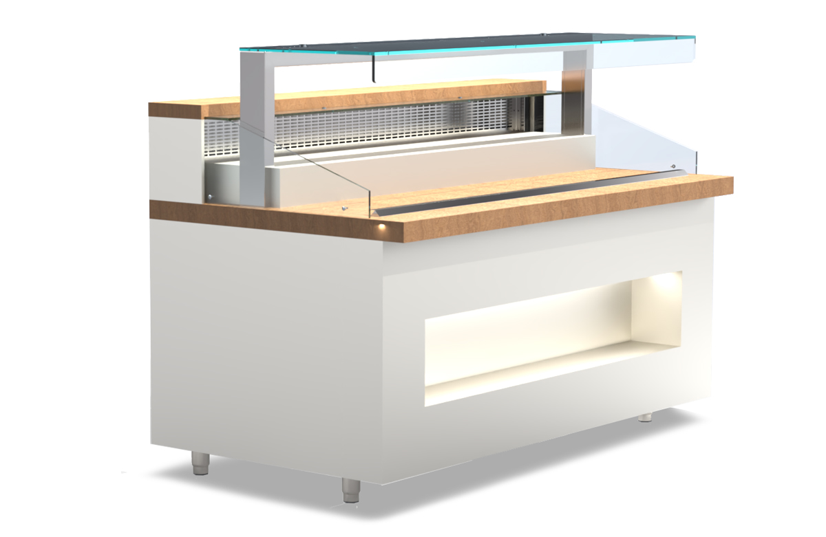 Gekühltes Buffetmodul – Two Floors P, 2 Ebenen von ArtSteel