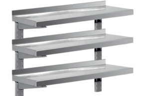 Edelstahl-Regal – Wand-Dreifachablage von ArtSteel
