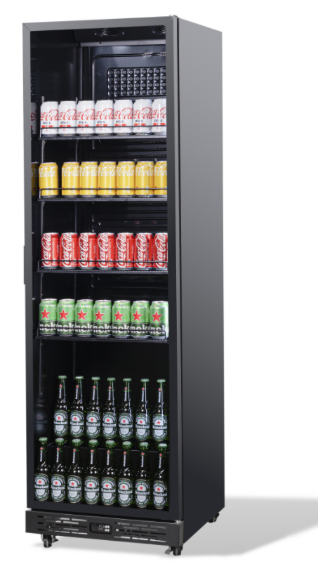 KÜHLSCHRANK 1 GLASTÜR SCHWARZ NAP-360 – Bild 5