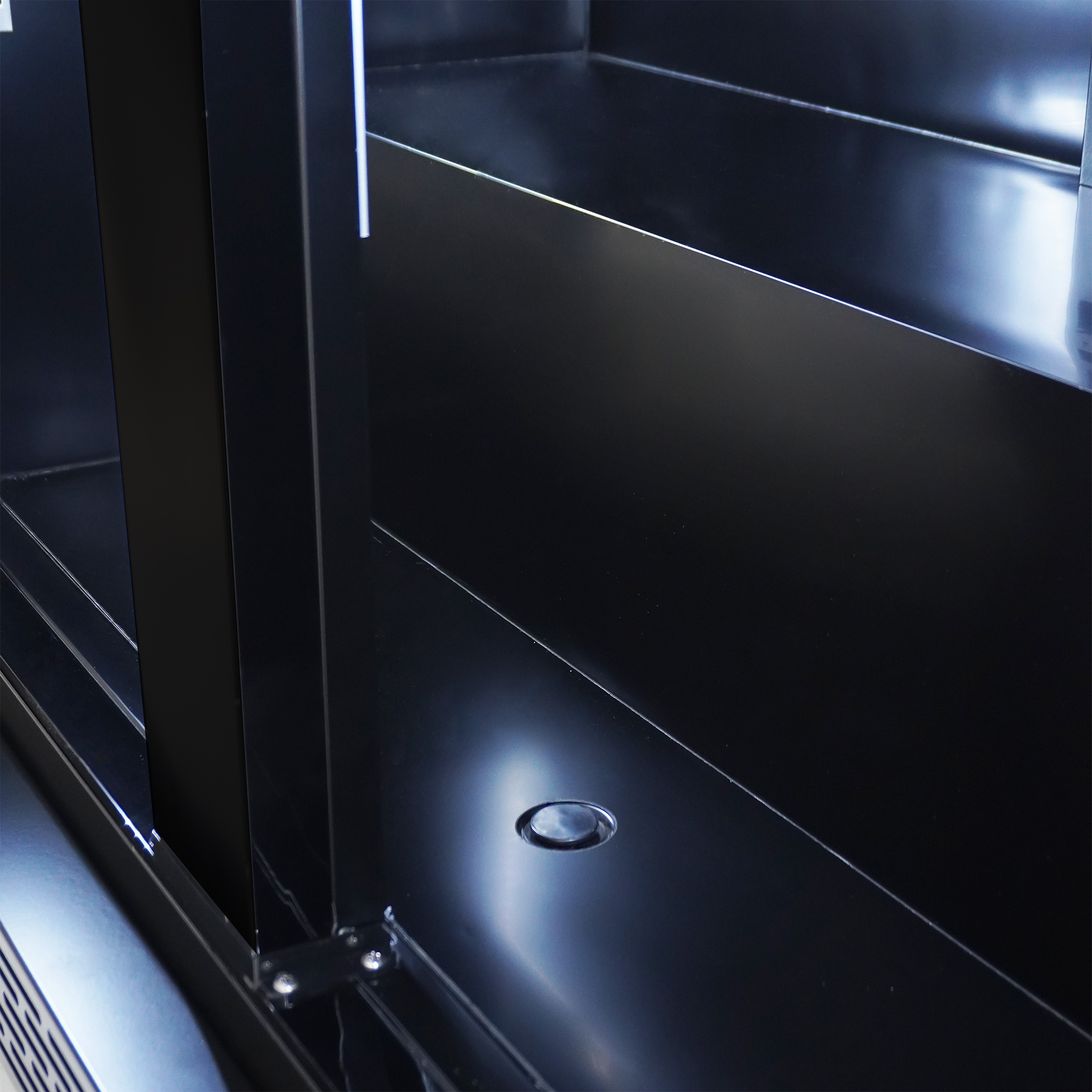 KÜHLSCHRANK 2 GLASTÜREN SCHWARZ NAP-850 – Bild 8