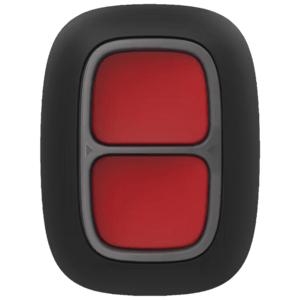 Ajax Systems DoubleButton Jeweller Schwarz