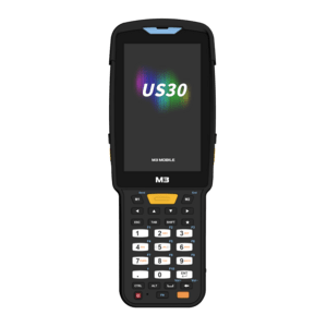 M3 Mobile US30, 2D, SE4770, 10,5 cm (4''), Func. Num., hot-swap, BT, WLAN, NFC, Android, schwarz