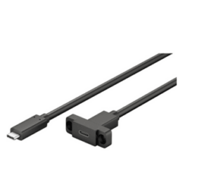 RAM Mounts USB-Verlängerung USB-C auf USB-CF - USB 3.2 Gen 2, Datenübertragung 10 Gbit/s, Kabellänge 1 m