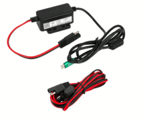 RAM Mounts GDS Strom-Modul - SAE/offene Enden - 10-30V DC Eingang - 5-12V DC Ausgang - 25W - Power Delivery - USB-C-Stecker