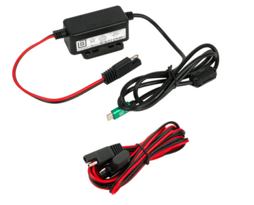 RAM Mounts GDS Strom-Modul - SAE/offene Enden - 10-30V DC Eingang - 5-12V DC Ausgang - 25W - Power Delivery - USB-C-Stecker