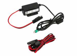 RAM Mounts GDS Hardwire-Charger - SAE/open wire ends - 30-60V DC input - 5-12V DC output - 25W - Power Delivery - USB-C connector