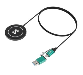 RAM Mounts Qi2 Wireless Charger Power Delivery - 15 Watt - MagSafe Kompatibel - USB-C & USB-A Anschluss