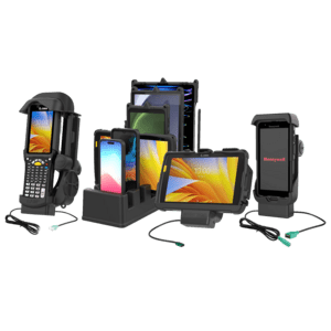 RAM Mounts 6-fach GDS Tisch-Ladestation mit Power Delivery für Tablets & Smartphones - In IntelliSkin Next Gen Schutzhülle