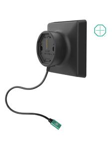 RAM Mounts GDS Uni-Conn Powered Wall Dock with USB-C Connection - Magnetic - VESA 75x75 & 100x100 mm