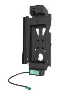 RAM Mounts GDS Tough-Dock Halteschale (Schnappverschluss) für Samsung Tab A9+ - in IntelliSkin Next Gen Schutzhülle - USB-C-Anschluss
