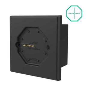 RAM Mounts GDS® Uni-Conn™ Powered Low Profile Wall Dock with PoE (European Outlets) - Magnetic - JST Connector