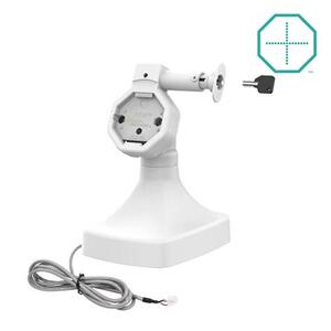 RAM Mounts GDS® Uni-Conn™ Powered Locking Tilt & Swivel Dock with PoE - light gray