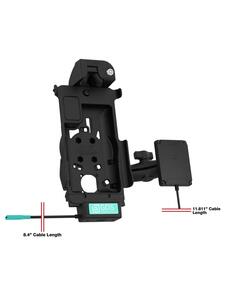 RAM Mounts GDS Tough-Dock Halteschale (Schlüsselverriegelung) für Samsung Tab Active3 & Active5 in IntelliSkin Schutzhülle - NFC-Repeater - USB-C-Anschluss