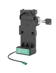 RAM Mounts GDS Uni-Conn Sprunggefederte Ladestation mit Schlüsselverriegelung - 2-Lochmuster AMPS - USB-C-Anschluss - Schrauben-Set