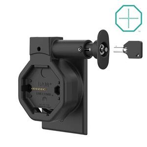 RAM Mounts GDS® Uni-Conn™ Powered Locking Wall Dock with PoE