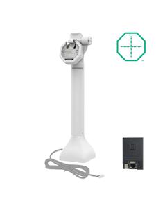 RAM Mounts GDS Uni-Conn Stand-Dockingstation (14 Zoll) mit Schlüsselverriegelung (Rechts) für Rückseitige Pogo-Pins - Dreh-& Schwenkbar - RJ45-Anschluss - PoE (Power over Ethernet) - Grau
