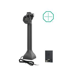 RAM Mounts GDS Uni-Conn Stand-Dockingstation (14 Zoll) mit Schlüsselverriegelung (Rechts) für Rückseitige Pogo-Pins - Dreh-& Schwenkbar - RJ45-Anschluss - PoE (Power over Ethernet)