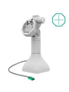 RAM Mounts GDS Uni-Conn Stand-Dockingstation (7 Zoll) mit Schlüsselverriegelung (Rechts) für Rückseitige Pogo-Pins - Dreh-& Schwenkbar - USB-C-Anschluss - Grau